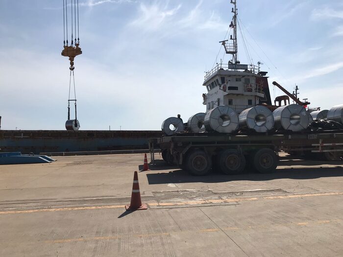 Steel Coils Project: Coil lashing and securing