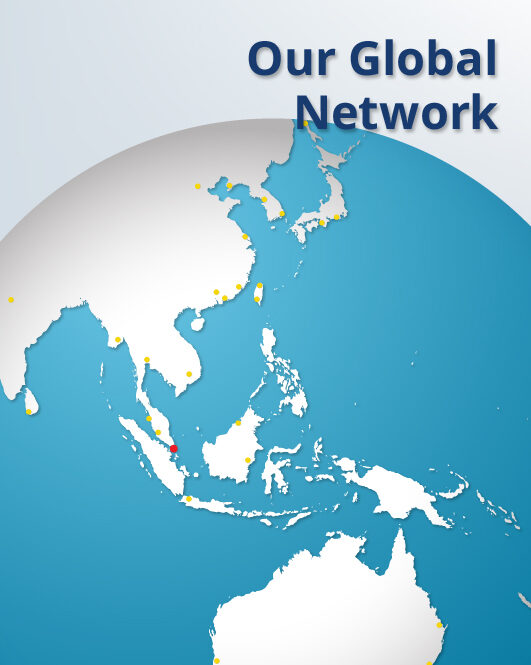 Global logistics network coverage